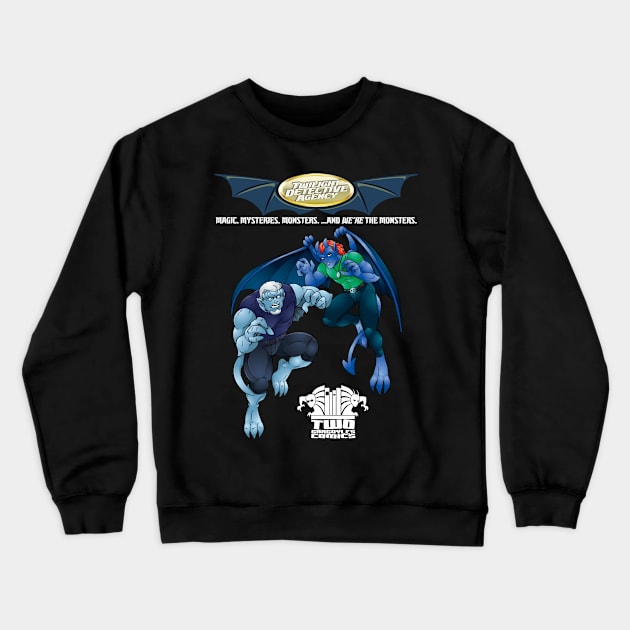 Twilight Detective Agency Crewneck Sweatshirt by Twogargs